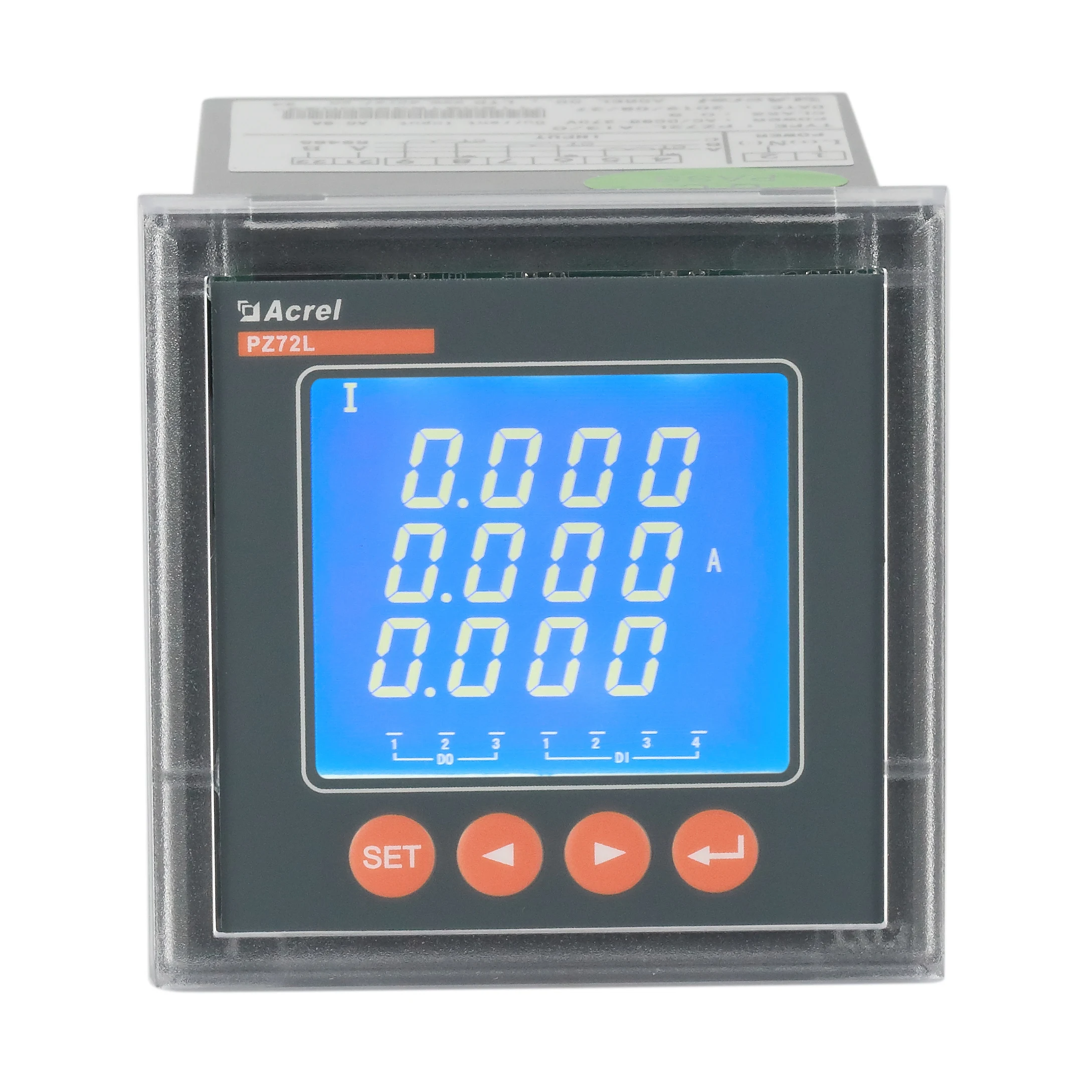 PZ96L-E4/C RS485 LCD display energy meter three phase 3P power meter 