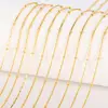 0.8mm thick With Round Ball Chain-Gold