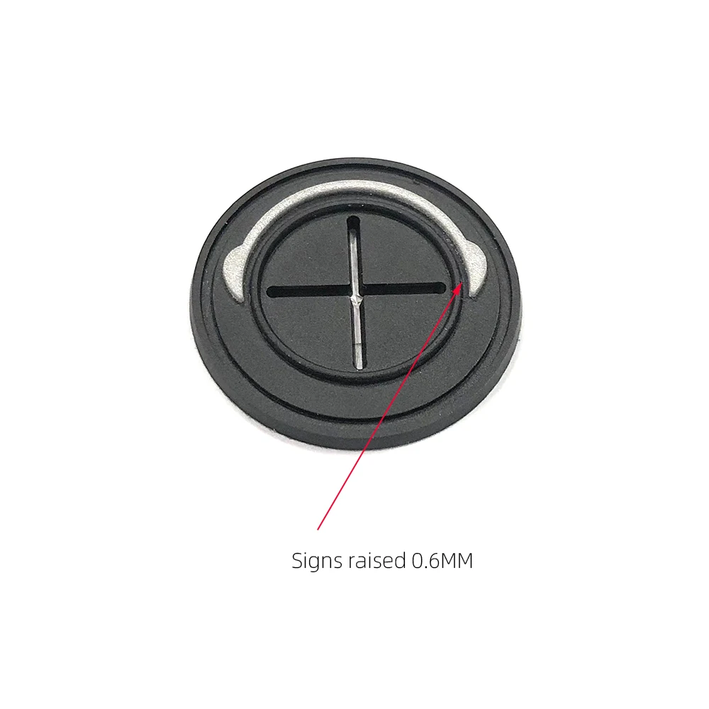 Stock Various Styles of PVC Earphone 3D Patch With Cross Hole Earphone Patch