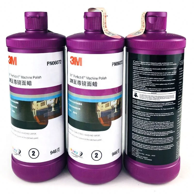 3M 6072 Perfect It Car Polish Wax for Grinding and Crude Polish for Stain and Scratch Removal