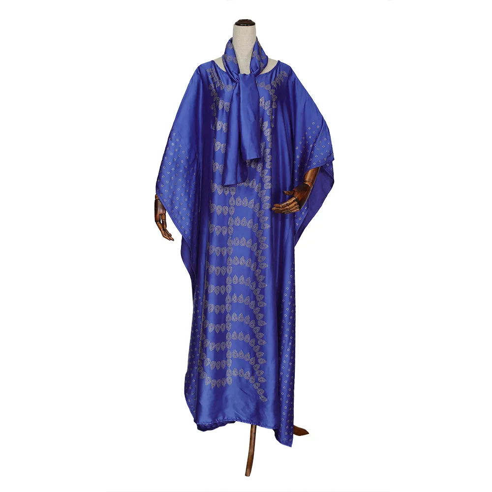 Amazon Hot Sales African Women Silk Dress Somali Dirac Silk Dresses ...