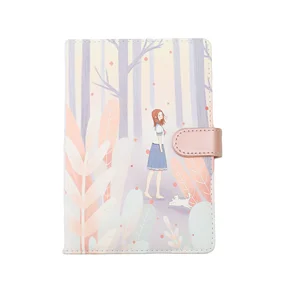 PU Leather Cover with Colorful Printing Notebook