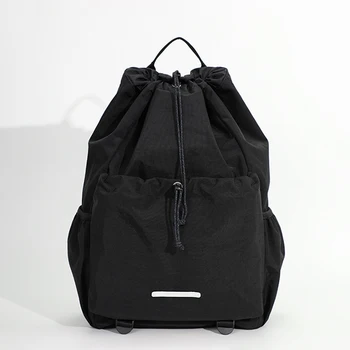 2024 new arrivals customize draw string bag school bags college girls waterproof backpack logo