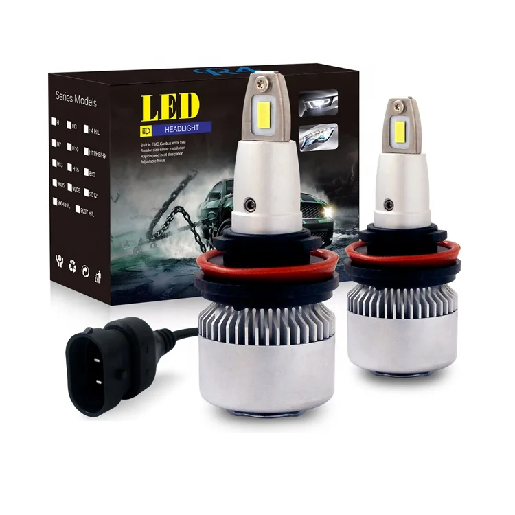 Raych Bright 360 Mini Size Led Headlight R4 H4 H7 H11 80W Led Car Bulbs Led Car Lamps CSP Chip for Cars Automotive Vehicles