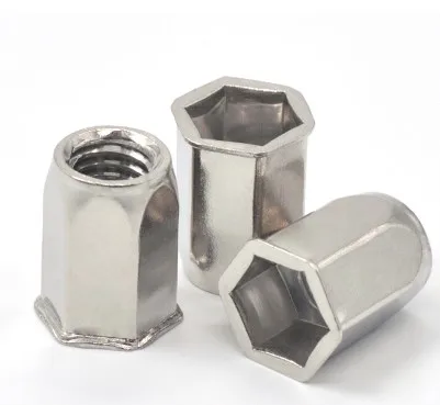 Hex Rivnut Design Stainless Steel Rivet Nut Hexagon/half Hex Blind Rivet SS304 Rivnut ...
