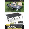 Mesa para Rollitos de Huevo Negra de 150*60*45