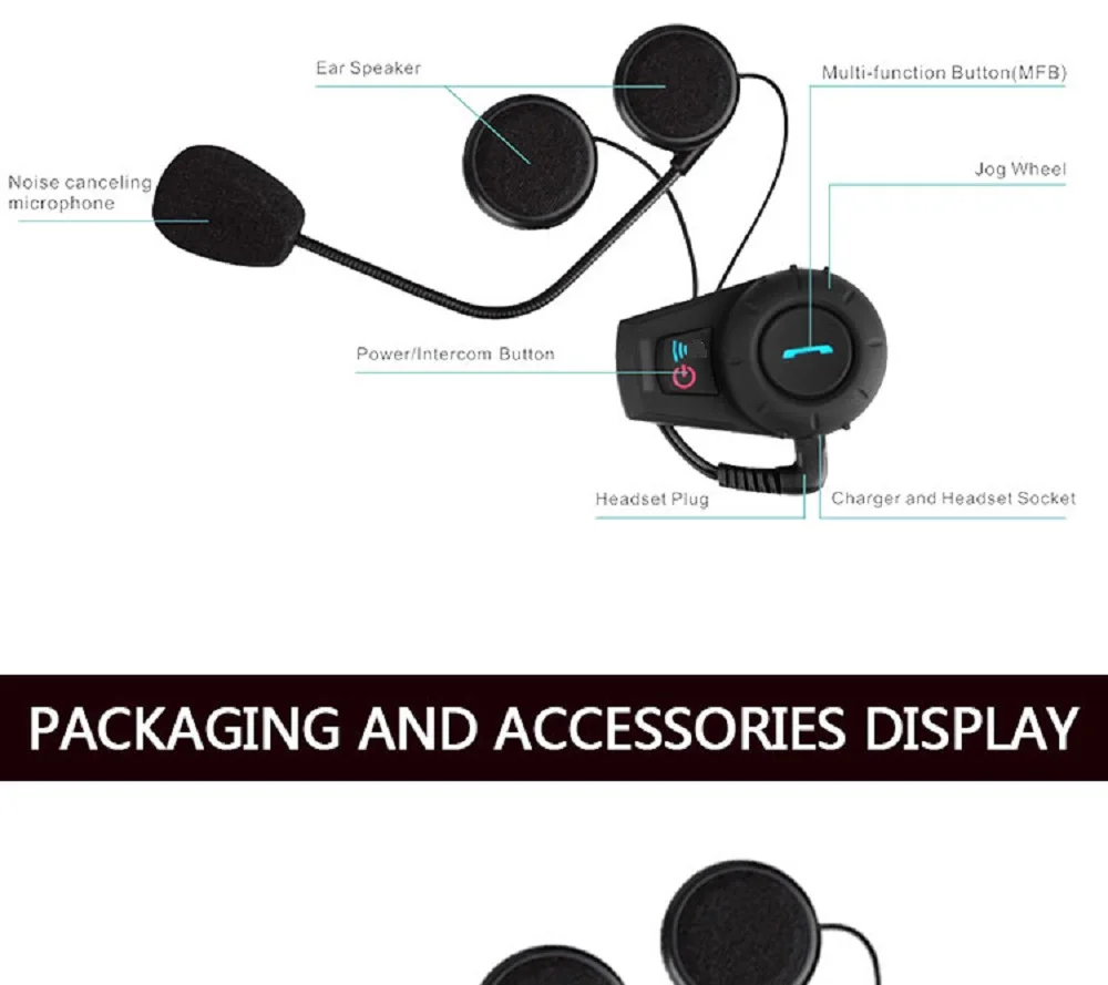 fdcvb helmet intercom headset