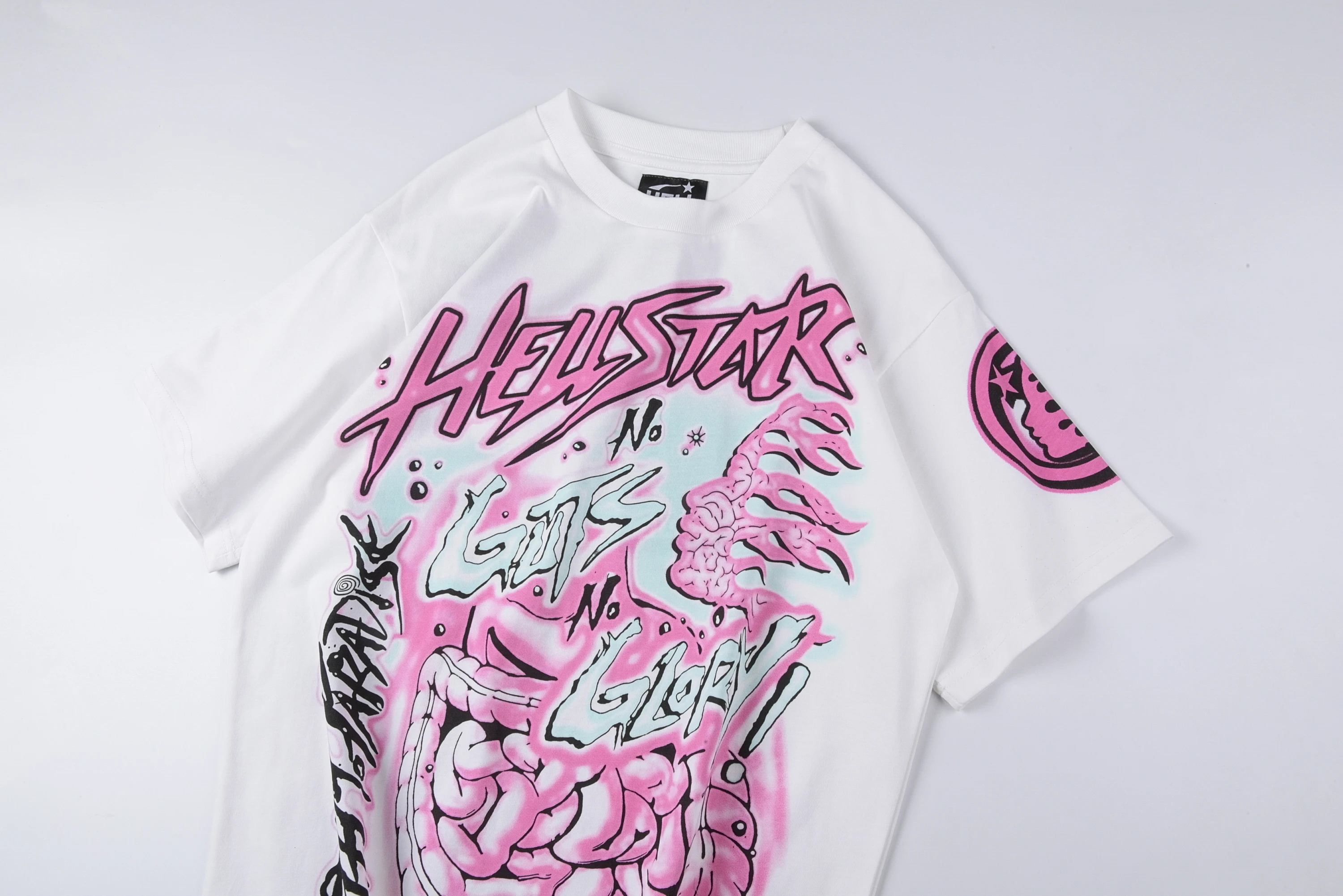 Hellstar No Guts No Glory Tee Ins Same Men's And Women's Cotton Short