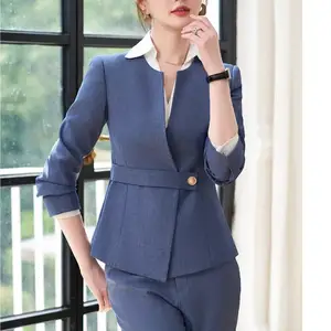 Elegant Two-Piece Women's Formal Office Suit Set Lady's Elegant Body Suit Couture Producer