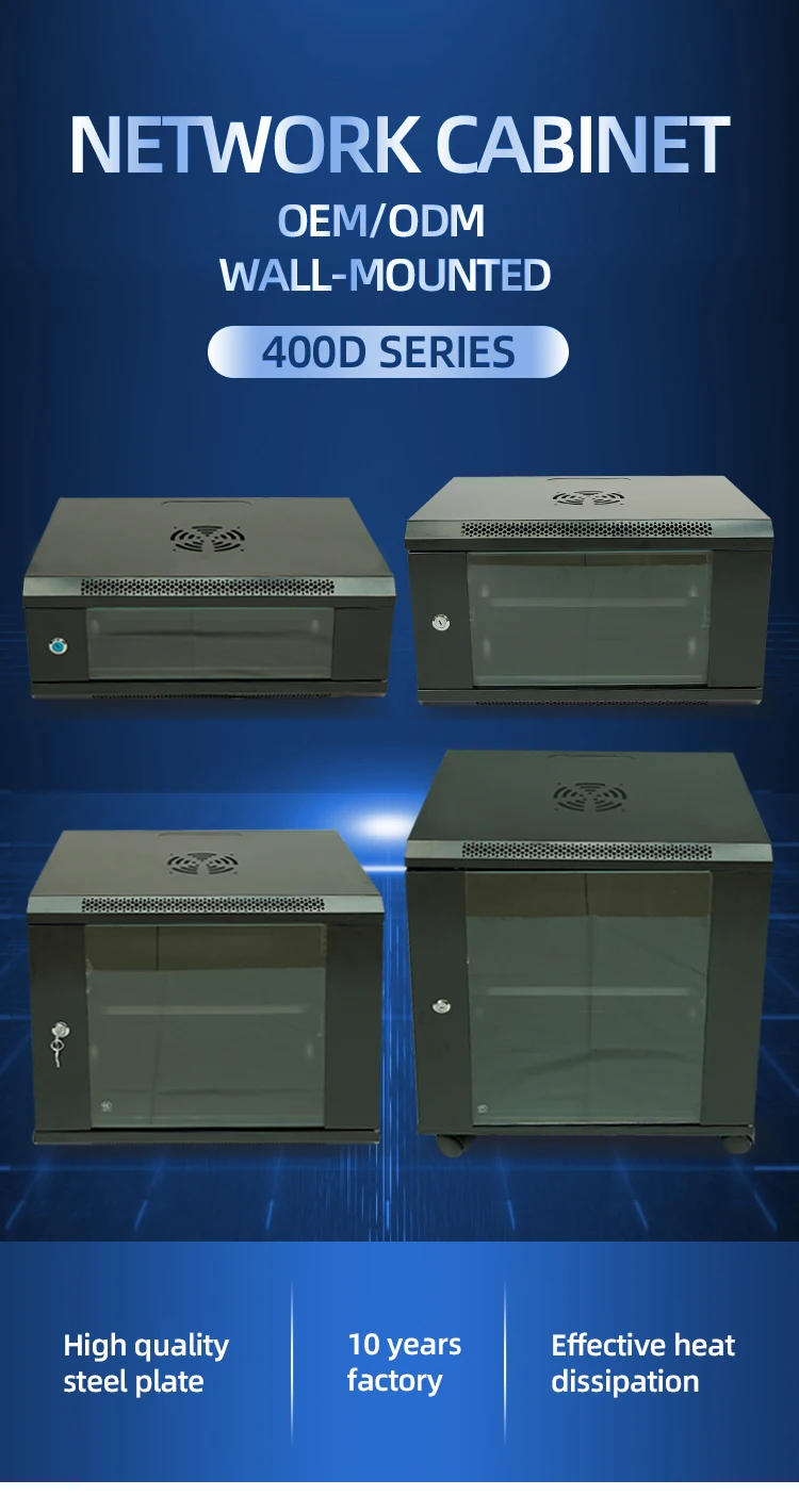12U Wall Mounted Network Cabinet Server Rack - HTYZ