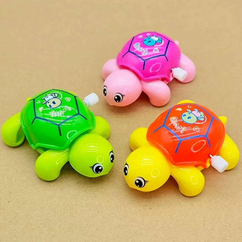 Оптовая продажа мультяшных животных Черепаха заводные игрушки рекламная пластиковая заводная игрушка