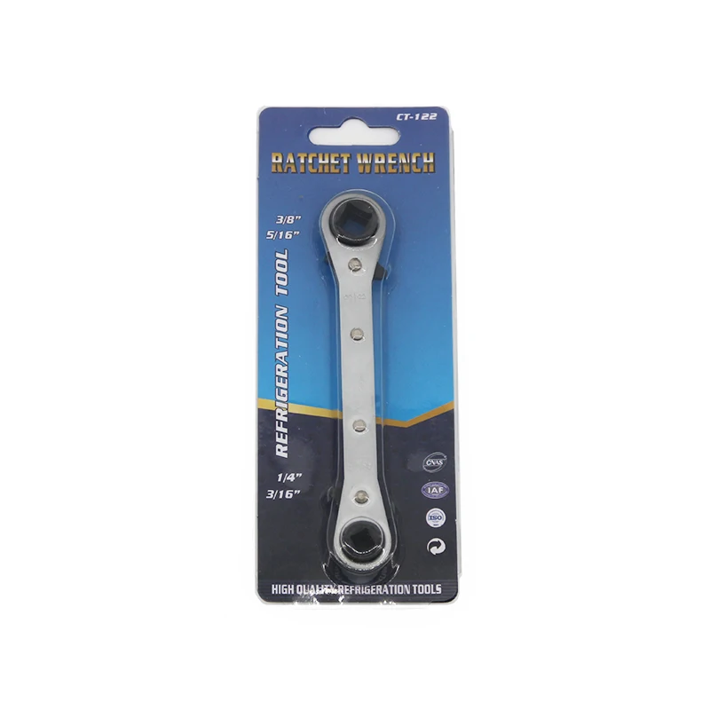 CT-122 3/16-3/8" Portable Refrigeration Hand Tools HVAC Tool Ratchet Wrench