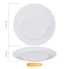 Platos planos de 14 pulgadas [16 por caja]