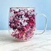 Purple and pink baby's breath