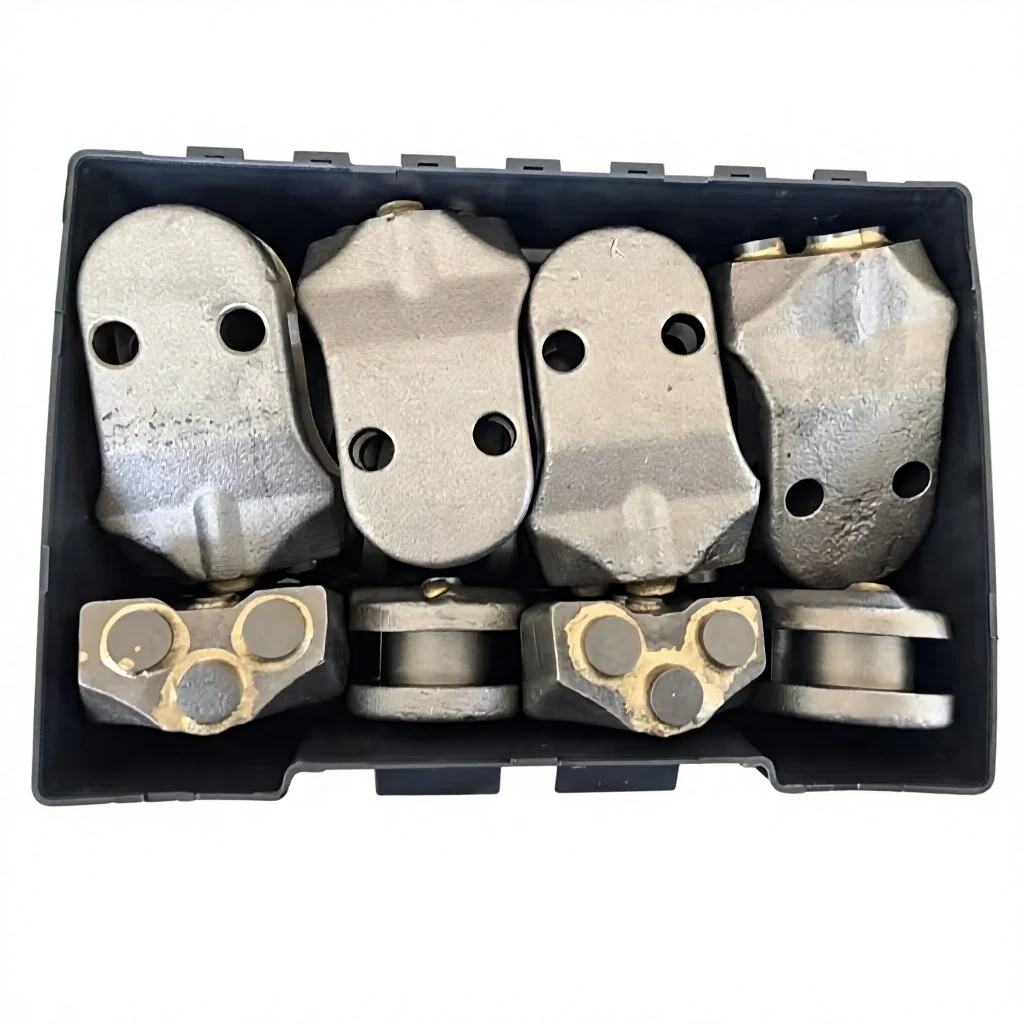 Sharp Flat Bucket Teeth for 18S 35S Excavator Parts 25SRC 35SRC Construction Machinery Parts