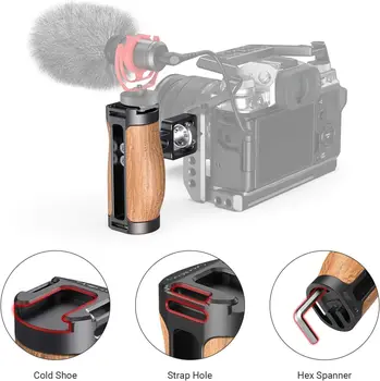 Smallrig Wooden Mini Side Handle (for ARRI-Style Mount) -2914 detail image