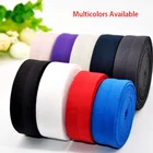 Elastic Webbing Webbing Elastic Webbing Factory Wholesale Custom 1 Inch Colored Soft Nylon Spandex Fold Over Elastic Webbing Binding Ribbon Tape For Garment Accessories