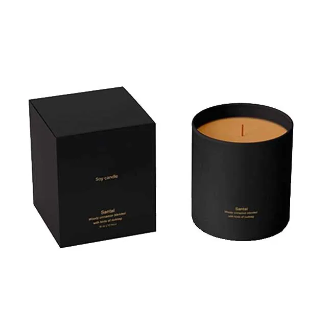 Aromatherapy Candle Jar Package Origami Box Customized LOGO