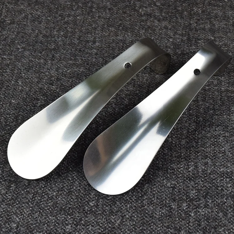 Профессиональный 16 см коленчатый дизайнерский металлический обувной рожок из нержавеющей стали под