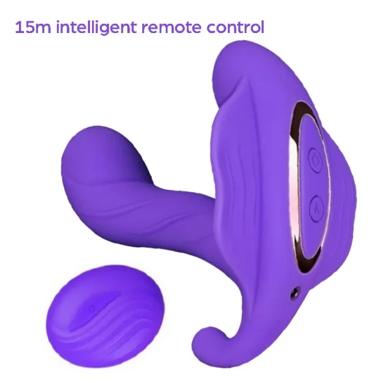 Elephant Shaped Strapless Remote Vibrator Wireless Dildo Vibrator for Women Lesbian Pussy Massage Masturbating Sex Orgasm