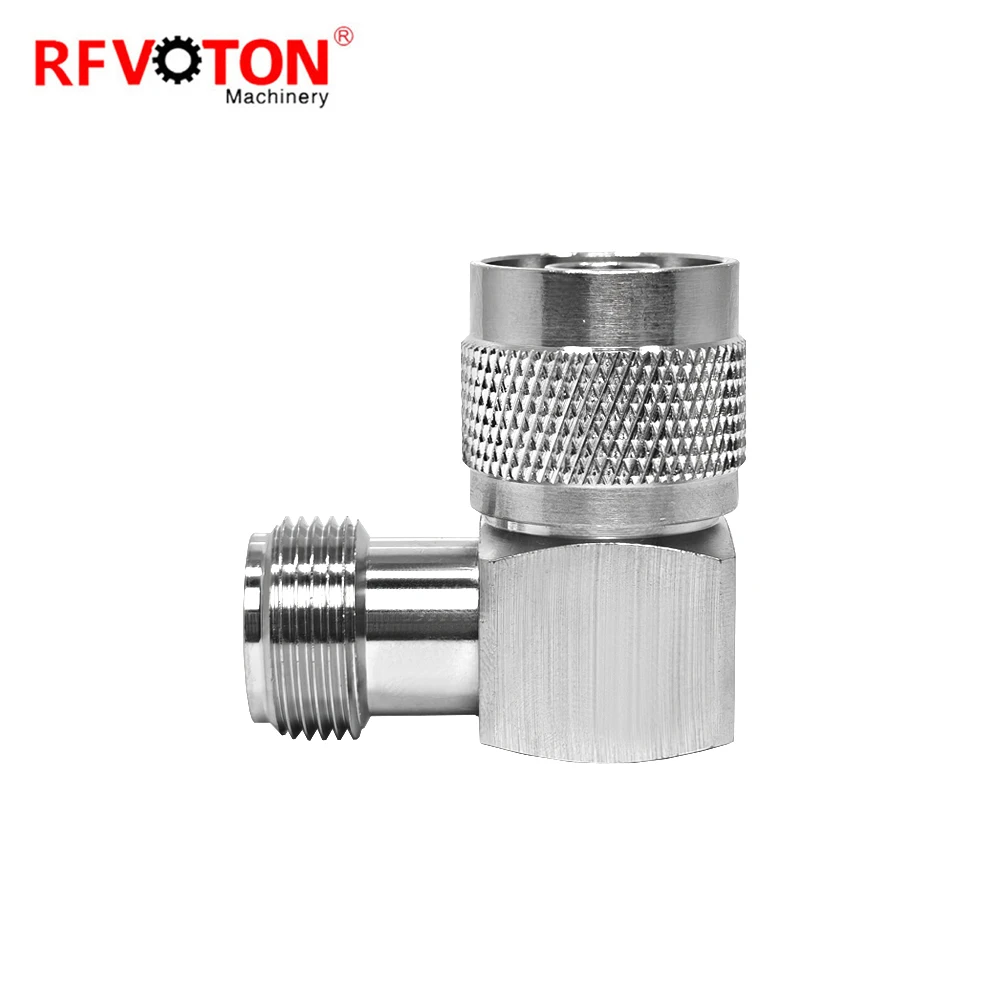 Factory Adaptor n Male Plug to N  Female Jack Hembra Right Angle RA Degree Rf Coaxial Adapter Adaptor (rf) Coax Connector Copper