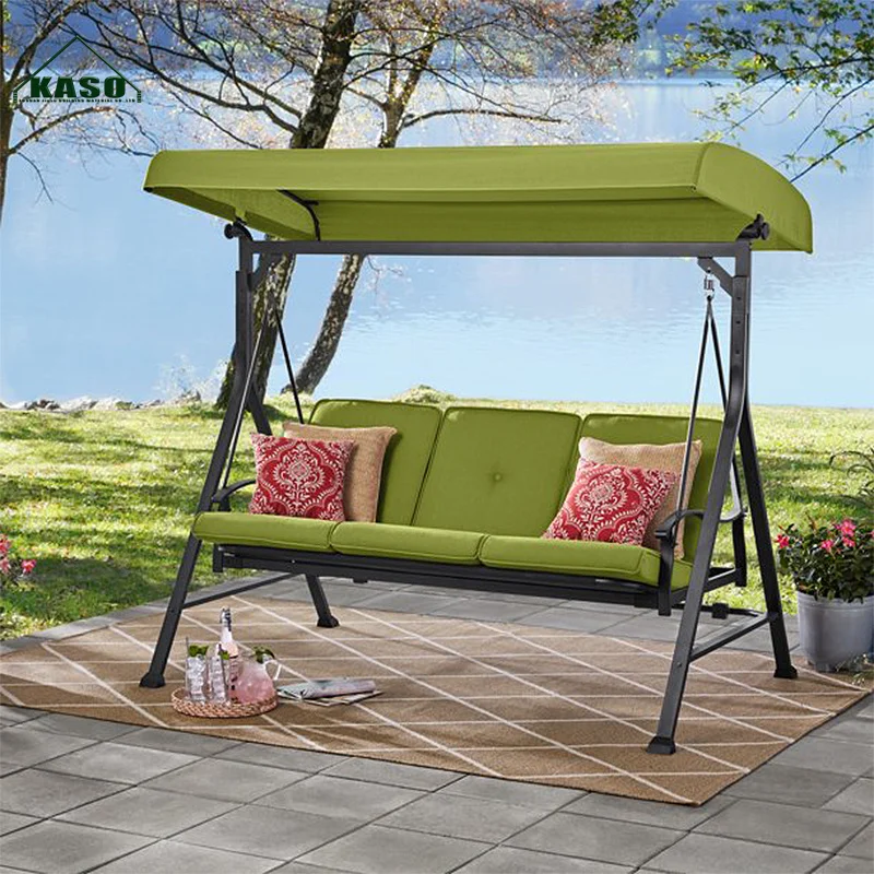 metal patio swing set