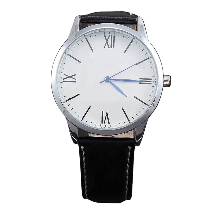 China movement culff promado leather watch