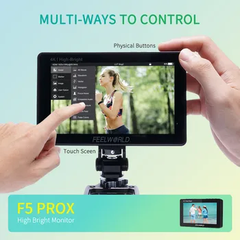 FEELWORLD F5 PROX Professional Camera Monitor 5.5" 1600nit High Brightness DSLR Field Monitor Bulk Custom Design Supplier product image