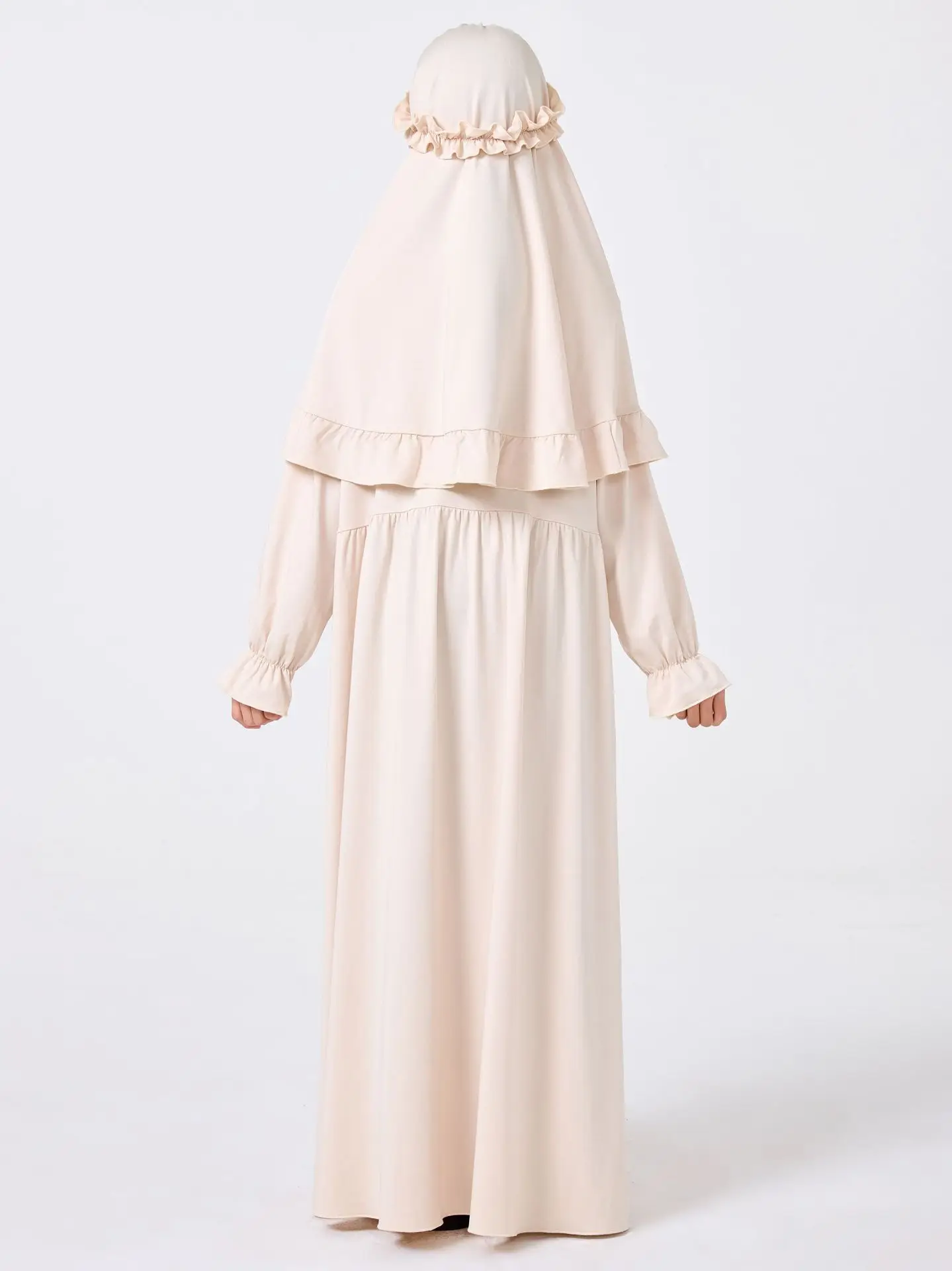 HASASERIES HS1029 2pcs Set Abaya+Hijab