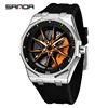 Noir Argent Orange