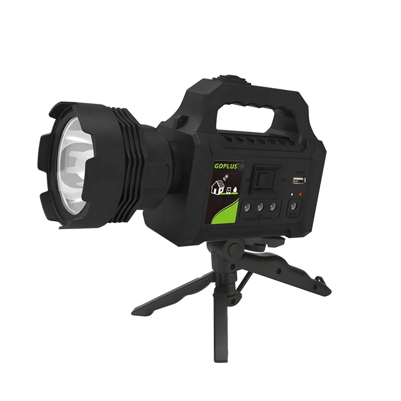GDPLUS GD-P50 Solar System Light Bright Flashlight Outdoor Mini Solar Energy System