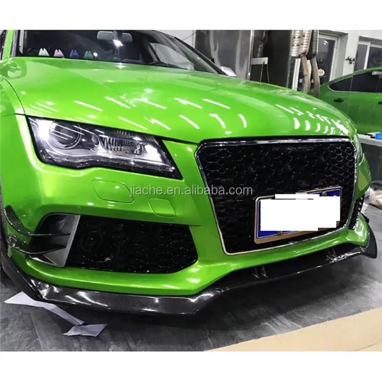 Dry Carbon Fiber Front Bumper Lip Spoiler Splitters For BMW 8 Series G14 G15 G16 2018 2022 Car Tuning Styling Front Lip Diffuser - View #3