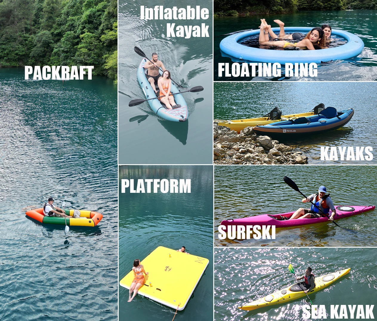 Kayak Fishing Inflatable OEM Customization PVC Canoe Kayak Boat 310CM ...