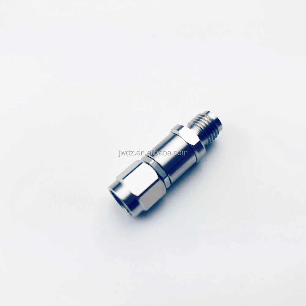 high-frequency Rf coaxial millimeter wave Rf adapter connector is 2.92 male to 3.5 female DC-33G VSWR1.15 SUS303 MIL-STD-348A