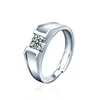 Man's ring 0.5Ct into moissanite