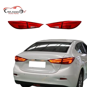 14-19 for Mazda 3 AXELA 3 Tail Light Red Side Modified Brake Lights and Rear Fog Lights New Condition