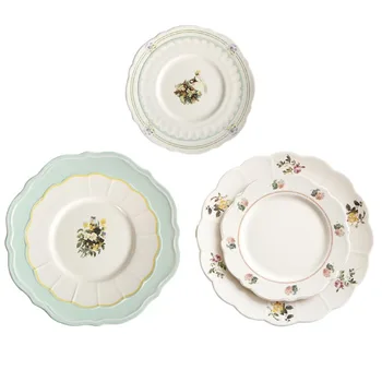 Vintage Inspired Floral Dish Set