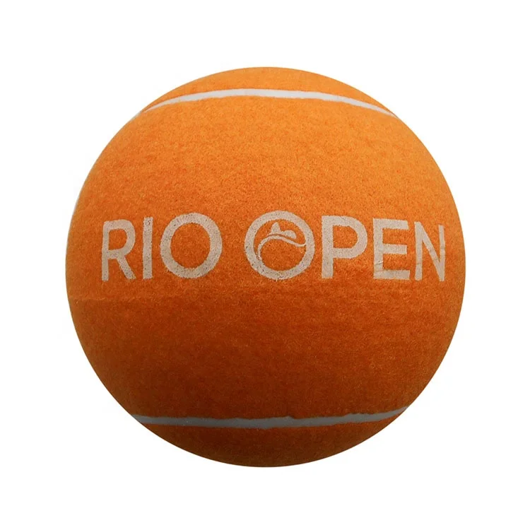 Надутый большой Теннисный мяч из полиэстера 5 дюймов, большой Теннисный мяч