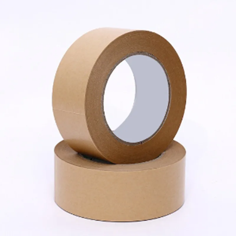Custom Brand Eco-friendly Biodegradable Kraft Paper Packaging Logo Tape Recyclable Writable ...