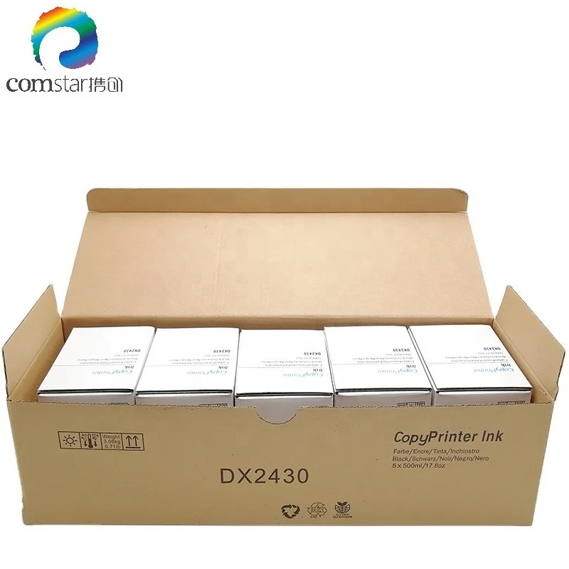 Manufacturer Compatible Ricoh DX2330 DX2430 Ink CP6201 Priport Ink 500ml Black Premium Quality Comstar DX 2430 Ink