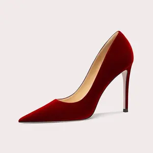 Elegant Women's Fashion Pump Shoes with Thin Heels Pointed Toe High-heeled Shoes for Banquets and Evening Out Ladies Footwear