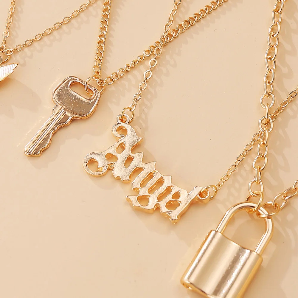 Multi-layer Gold Silver Tone Embossed 