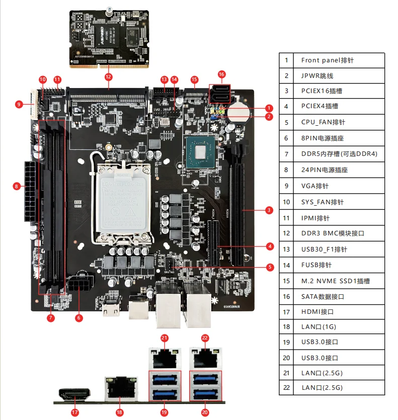 High Quality 4U4 Rack Server Chassis for PC Farm - in Stock