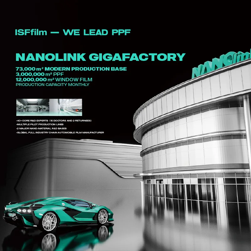 ISF High Glossy 152cm*15m 7.5mil Self Healing TPU PPF Car Paint protection Film Sticker protection Car Body Wrap Film
