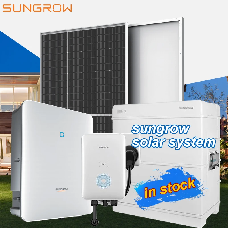 Sungrow Hybrid Solar System With Sh10rt Inverter Sbr096 Sbr128 Battery ...