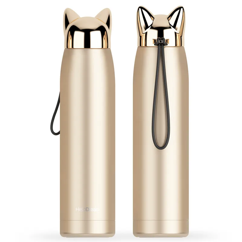  320ML Mini Cute Coffee Vacuum Flasks Thermos Stainless Steel  Travel Drink Water Bottle Thermoses Cups and Mugs (Capacity : 320ml, Color  : Pink): Home & Kitchen