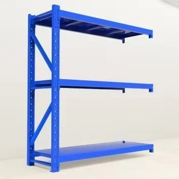 Multi Layer Warehouse Light Duty Metal Boltless Racking Floor Standing Adjustable Garage Storage Shelves