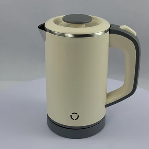 0.8L Gift Double Layers Electric Kettle SS#304 Stainless Steel Seamless 600W Easy to Carry Keep Warm for Home Use