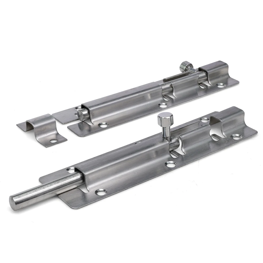 201 Stainless Steel Bolt Door Latch Thickened Anti-Theft Window and Purification Board for Dust-Free Workshop Room Pins