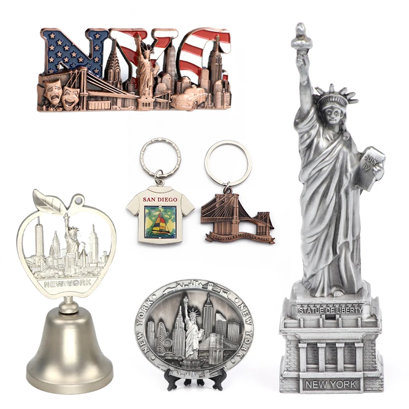 Factory Customized Metal NYC Souvenirs New York City Tourist